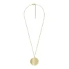 Collana con pendente in acciaio inossidabile color oro della collezione Harlow Locket