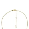 Collana con pendente in acciaio inossidabile color oro della collezione Harlow Locket