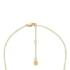 Collana con pendente in acciaio inossidabile color oro della collezione Sutton Butterfly