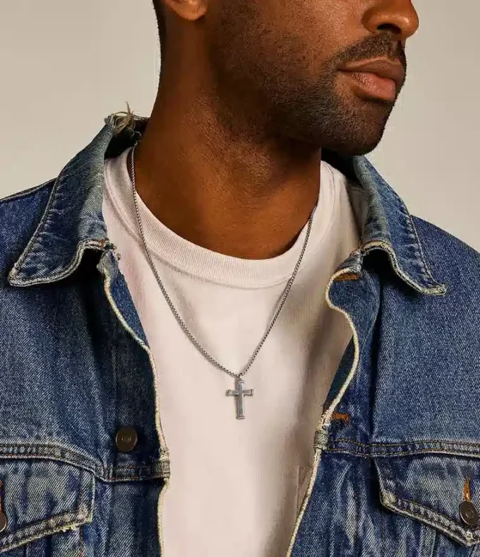 Collana con pendente in acciaio inossidabile Ellis Meaningful Moments