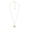 Collana con pendente Sutton Evil Eye in acciaio inossidabile dorato