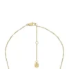 Collana con pendente Sutton Evil Eye in acciaio inossidabile dorato