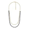 Collana con perline di lapislazzuli blu