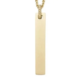 Collana Drew con catena in acciaio inossidabile color oro