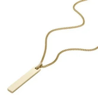 Collana Drew con catena in acciaio inossidabile color oro