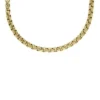 Collana Ellis Core Chains in acciaio inossidabile color oro