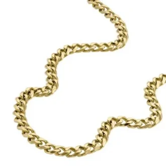 Collana Ellis Core Chains in acciaio inossidabile color oro