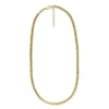 Collana Ellis Core Chains in acciaio inossidabile color oro