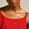 Collana Ellis Heart in acciaio inossidabile color oro