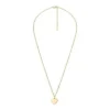 Collana Ellis Heart in acciaio inossidabile color oro