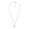 Collana Ellis Heart in acciaio inossidabile color oro rosa