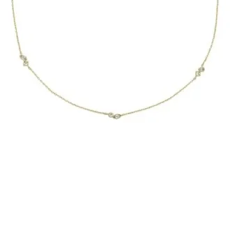 Collana Ellis Toi Et Moi in ottone dorato