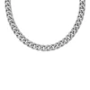 Collana Harlow con catena a trama lineare in acciaio inossidabile