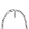 Collana Harlow con catena a trama lineare in acciaio inossidabile