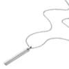 Collana Harlow con catena in acciaio inossidabile a trama lineare