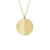 Collana Harlow Linear Texture in acciaio inossidabile color oro