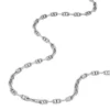 Collana Heritage con catena in ottone argentato D-Link