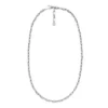 Collana Heritage con catena in ottone argentato D-Link