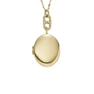 Collana Heritage in acciaio inossidabile color oro