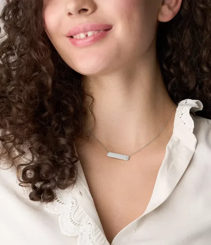 Collana identificativa Sadie in acciaio inossidabile