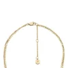 Collana multistrato Ellis Shaky Glitz in acciaio inossidabile color oro
