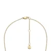 Collana Sadie in acciaio inossidabile color oro con targhetta identificativa