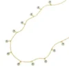 Collana Sutton Evil Eye con catena in ottone