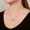 Collana Sutton Heart in acciaio tri-tono
