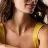 Collana Sutton Heartbeat in ottone dorato