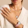 Collana Sutton Legacy Heart con pendente rotante in acciaio inossidabile