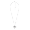 Collana Sutton Legacy Heart con pendente rotante in acciaio inossidabile