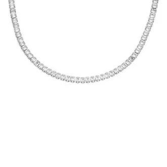Collana tennis Heritage D-Link Glitz in acciaio inossidabile