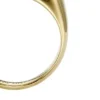Collezione Ellis Domed Anello con fascia in acciaio inossidabile color oro