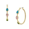 Collezione Good Luck Orecchini a cerchio in acciaio inossidabile dorato