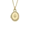 Collezione Sadie Locket Collana con pendente in acciaio inossidabile color oro