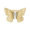 Collezione Sutton Butterfly Anello centrale in acciaio inossidabile color oro