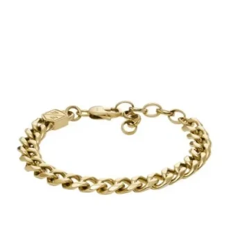 Ellis Core Chains Bracciale con catena in acciaio inossidabile color oro