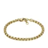 Ellis Core Chains Bracciale con catena in acciaio inossidabile color oro