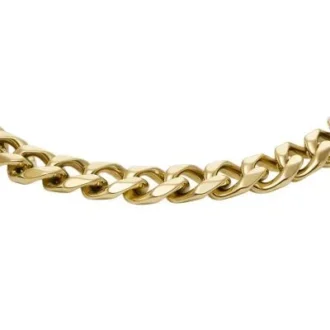 Ellis Core Chains Bracciale con catena in acciaio inossidabile color oro