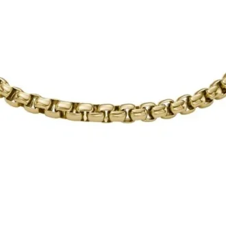 Ellis Core Chains Bracciale con catena in acciaio inossidabile color oro