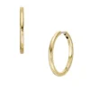 Ellis Essentials Orecchini a cerchio in acciaio inossidabile color oro