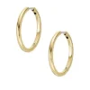 Ellis Essentials Orecchini a cerchio in acciaio inossidabile color oro