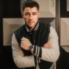 Nick Jonas x Fossil Machine Luxe Blue Vignette Orologio a tre lancette in pelle di coccodrillo marrone