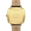 Nick Jonas x Fossil Machine Luxe Blue Vignette Orologio a tre lancette in pelle di coccodrillo marrone