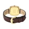 Nick Jonas x Fossil Machine Luxe Blue Vignette Orologio a tre lancette in pelle di coccodrillo marrone