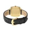 Nick Jonas x Fossil Machine Luxe Orologio a tre lancette in pelle di coccodrillo nera