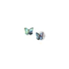 Orecchini a bottone Sutton Butterfly Wings Multicolor Abalone
