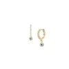 Orecchini a cerchio in ottone Sutton Evil Eye