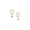 Orecchini a cerchio in ottone Sutton Evil Eye