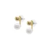 Orecchini con conchiglia bianca Bright Baubles